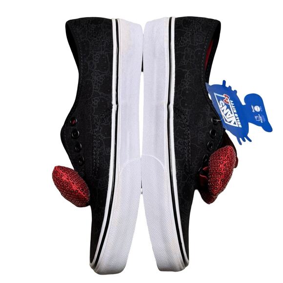 VANS x HELLO KITTY AUTHENTIC (BLACK/BOW) SHOES (MEN 7.5/WOMEN 9) NEW in BOX! - Picture 5 of 8